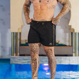 Begamblr - Swim Short Grey Metallic