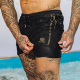 Begamblr - Swim Short Grey Metallic